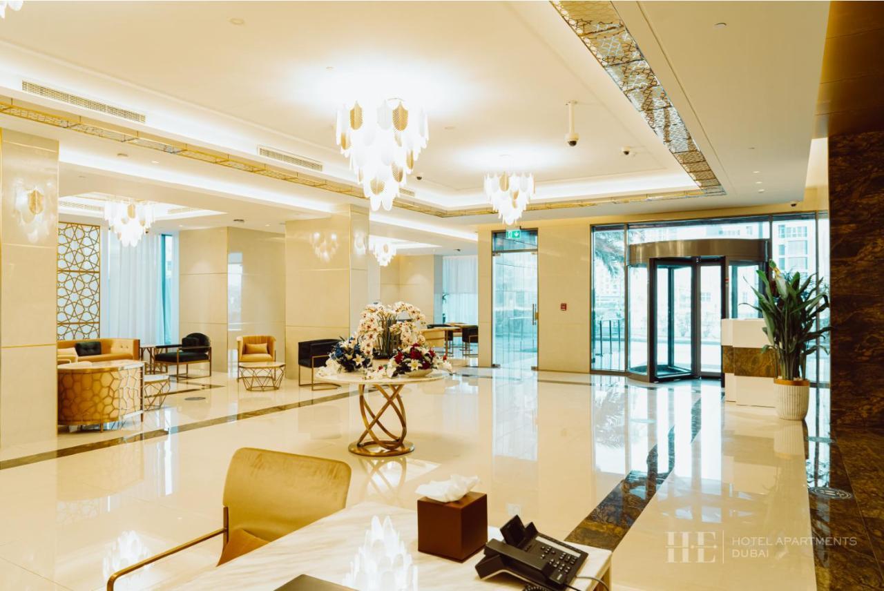 He Hotel Apartments Dubai Exterior photo Lobby